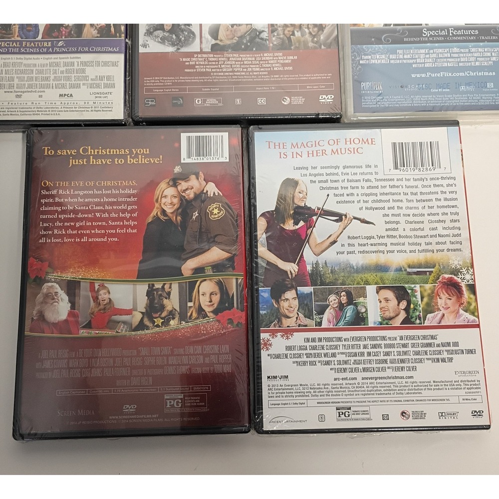 Lot of 5 Christmas DVDs Children's Kids Family Movies, NEW, Dove Pureflix More - Picture 4 of 9